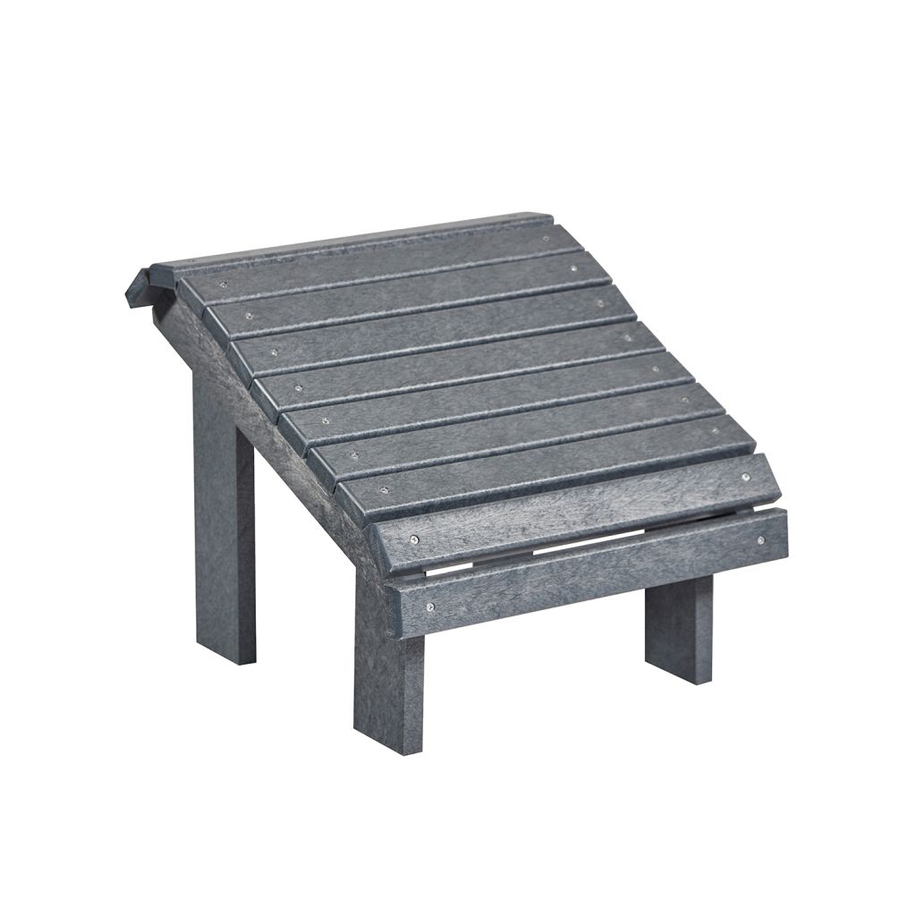 F04 Premium Fußhocker (Footstool) slategrey – Ergonomische Fußstütze für maximale Entspannung