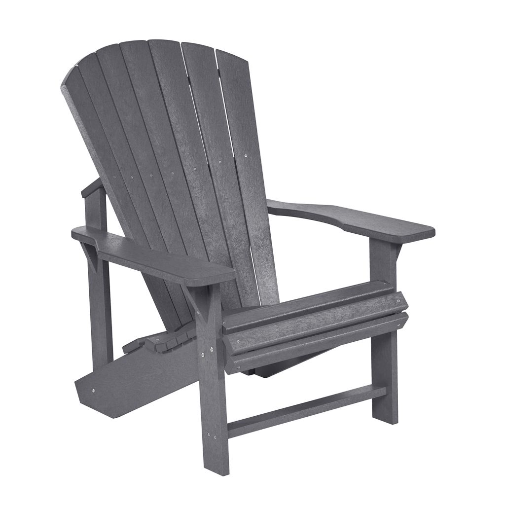 Adirondack Gartenstuhl Classic C01 slategrey – Original aus Kanada, wetterfester Kunststoff