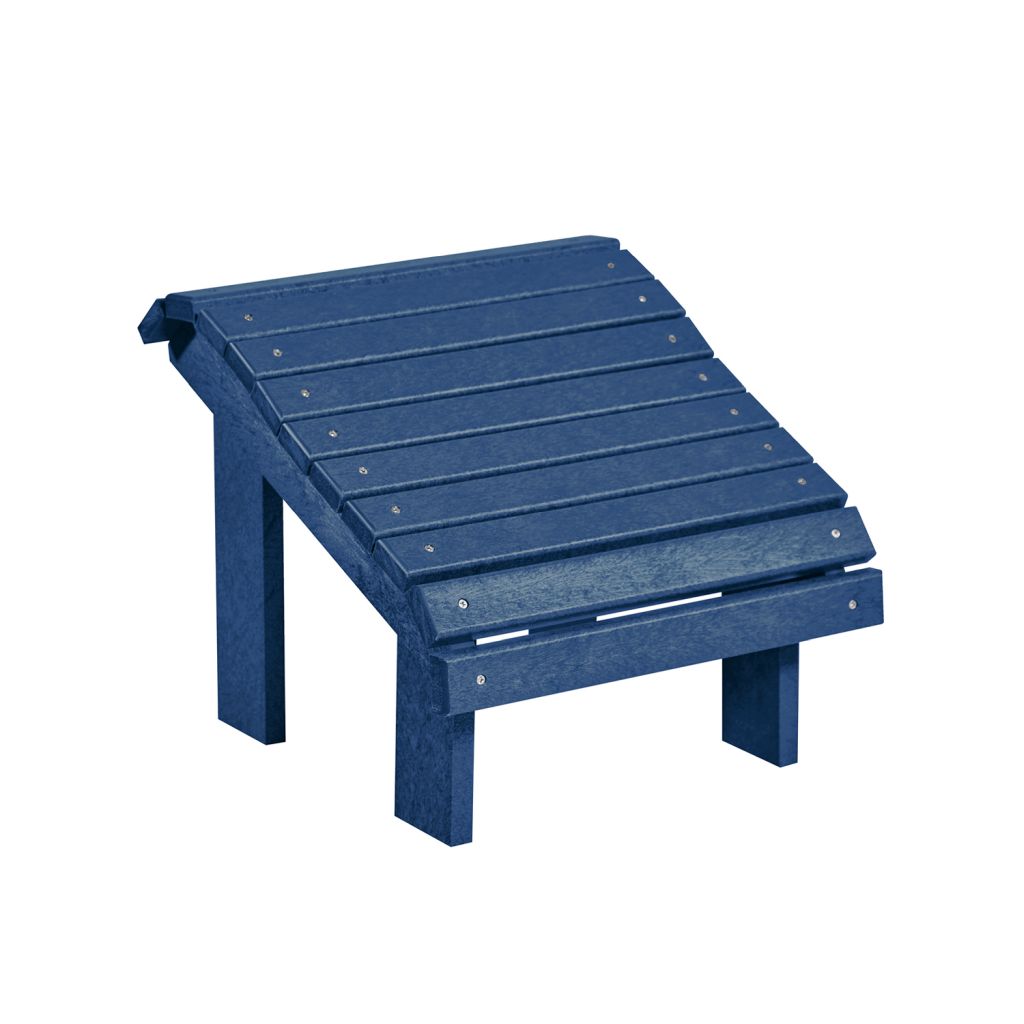 F04 Premium Fußhocker (Footstool) navyblue – Ergonomische Fußstütze für maximale Entspannung