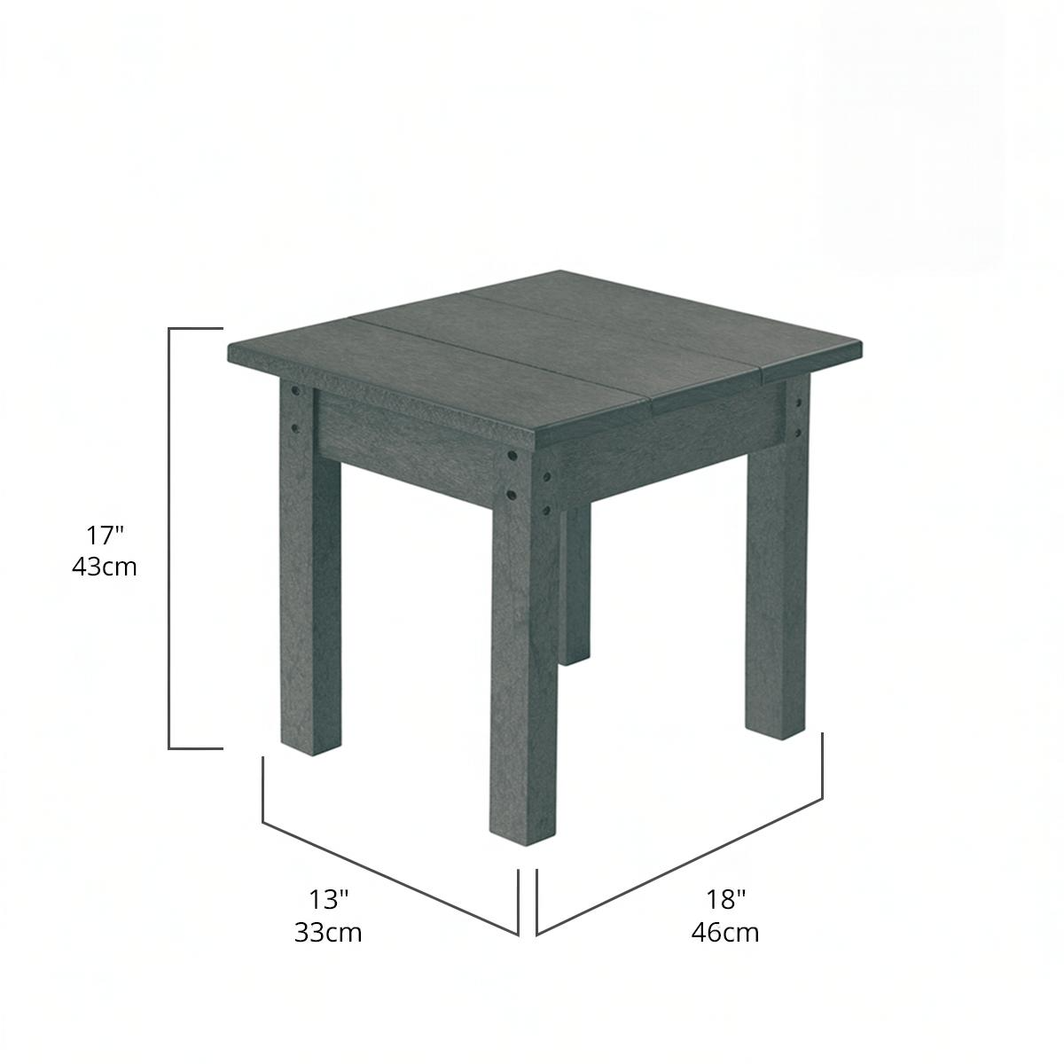 Side Table T01 aqua Tisch rechteckig klein