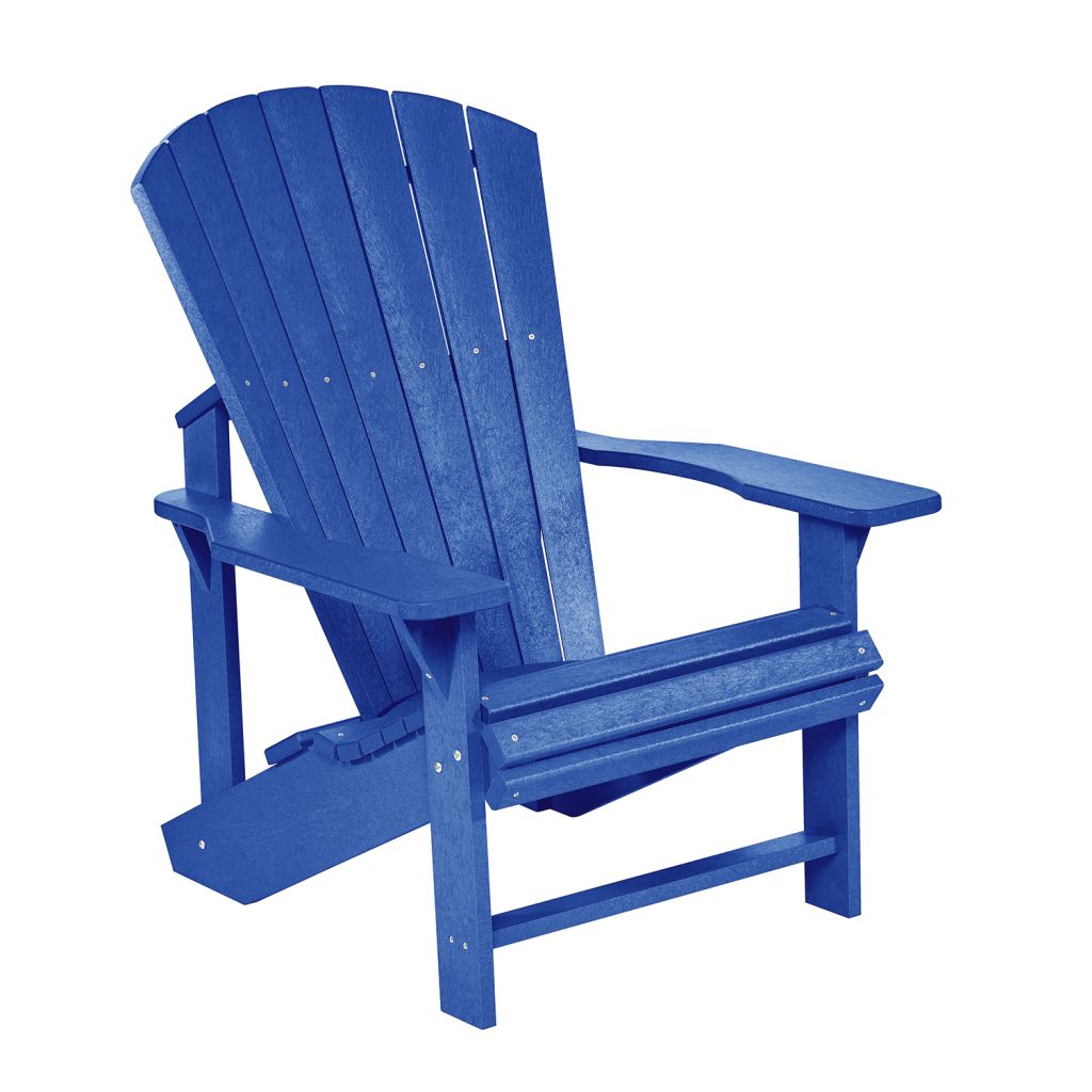 Adirondack Gartenstuhl Classic C01 blue – Original aus Kanada, wetterfester Kunststoff