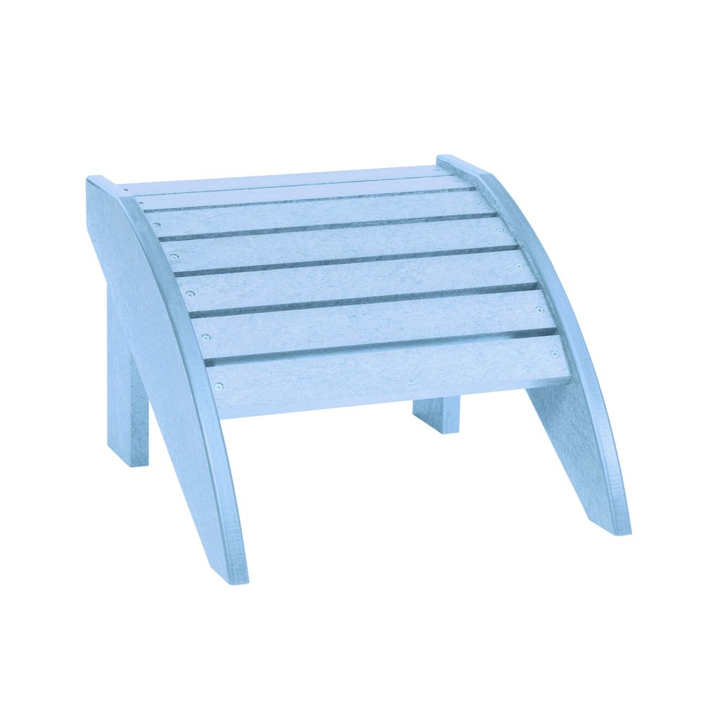 F01 Adirondack Fußhocker (Footstool) skyblue – Der klassische Hocker für Ihren Adirondack