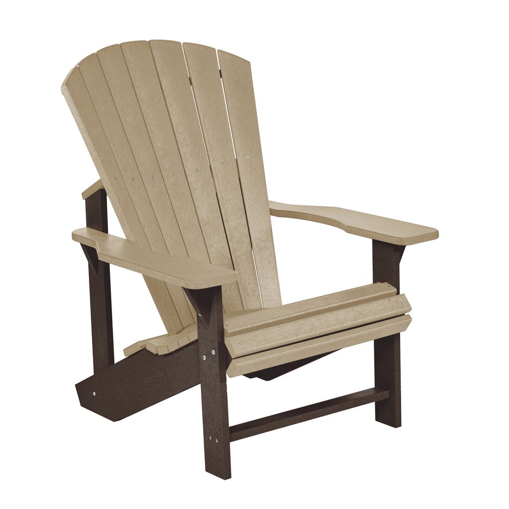 Adirondack Gartenstuhl Classic C01 choco-beige – Original aus Kanada, wetterfester Kunststoff