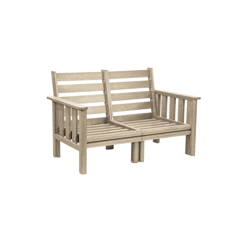 Stratford Loveseat 2er Sofa – Outdoor Loungesessel aus Recycling-HDPE