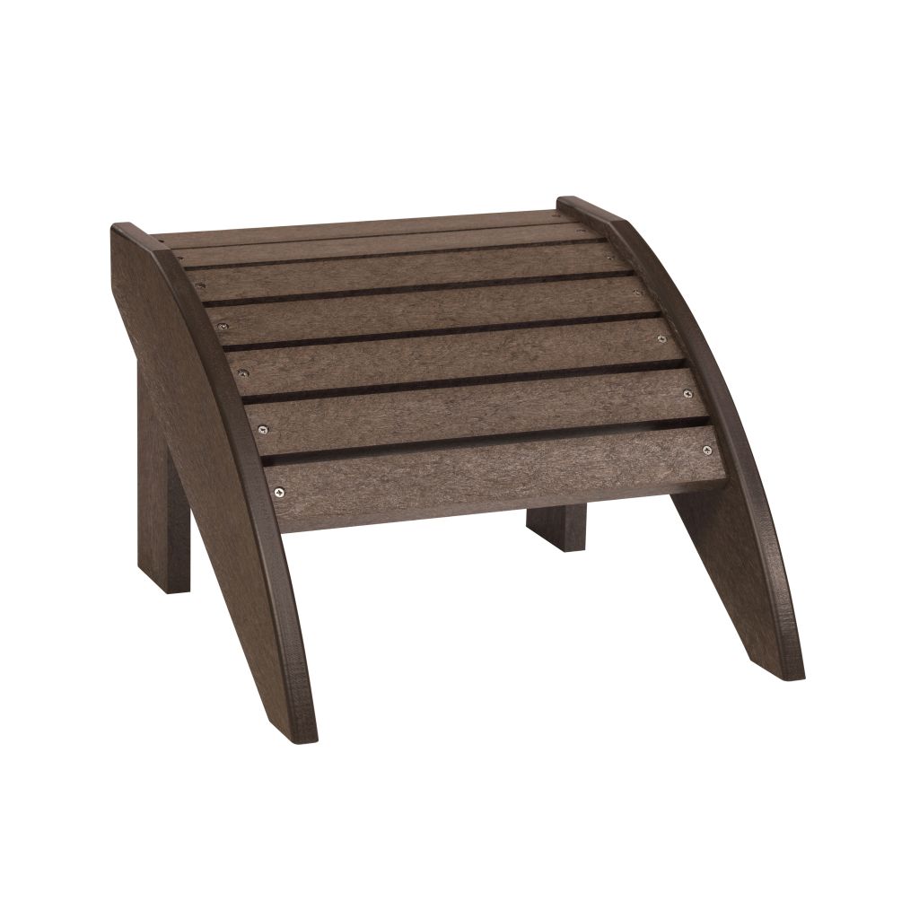 F01 Adirondack Fußhocker (Footstool) chocolate – Der klassische Hocker für Ihren Adirondack