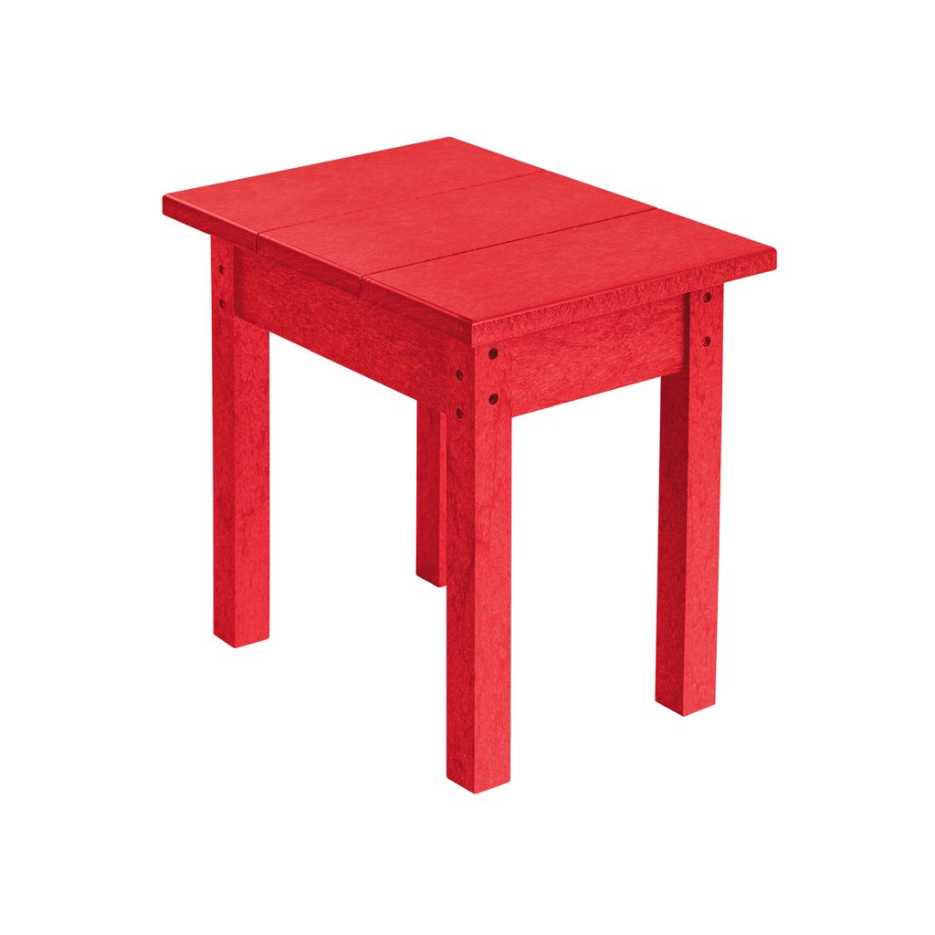 Side Table T01 red Tisch rechteckig klein - rot