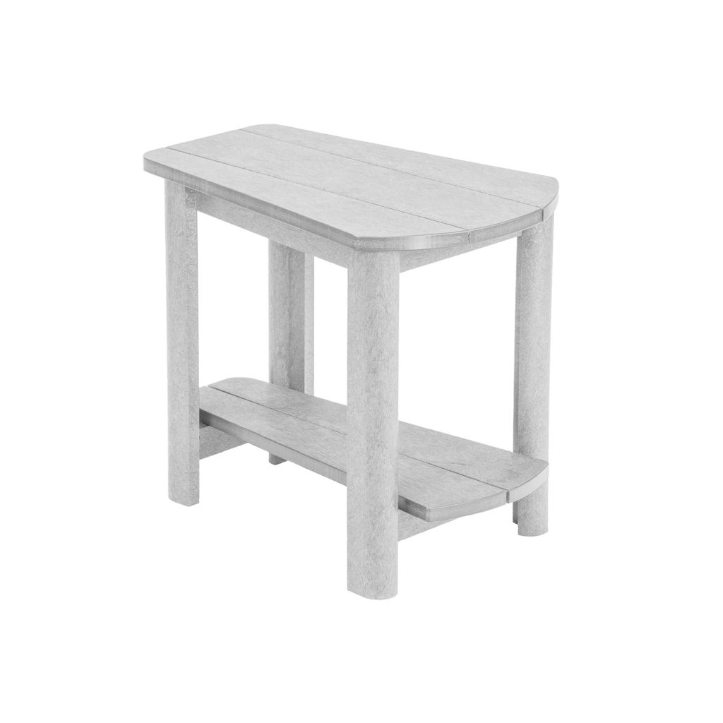 Der großzügige Beistelltisch in Keilform T04 - lightgrey